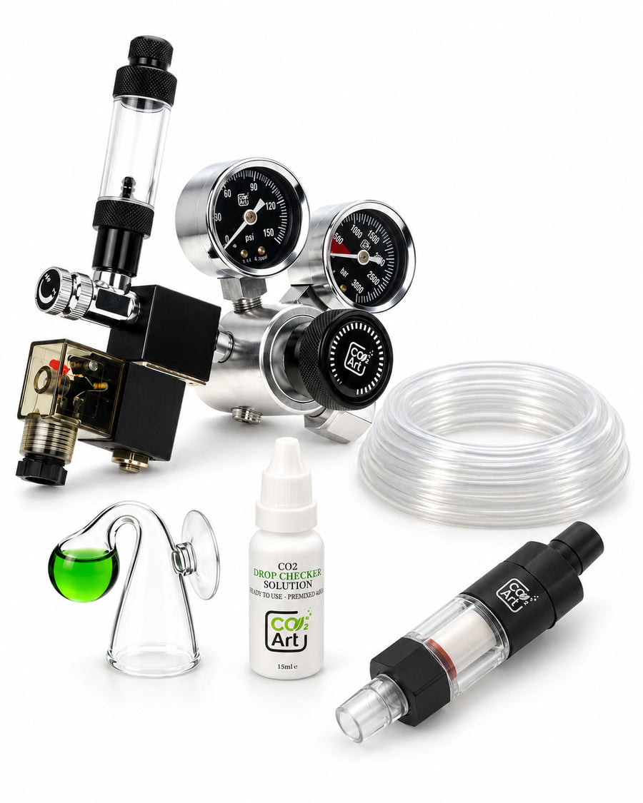 Pro-SE Series komplett CO2-system for akvarium med ny Inline CO2-diffusor
